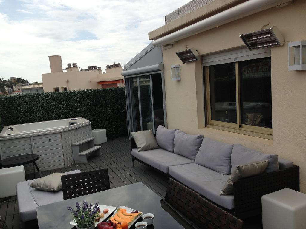 Апартаменти Penthouse With Jacuzzi On The Big Terrace Канни Екстер'єр фото